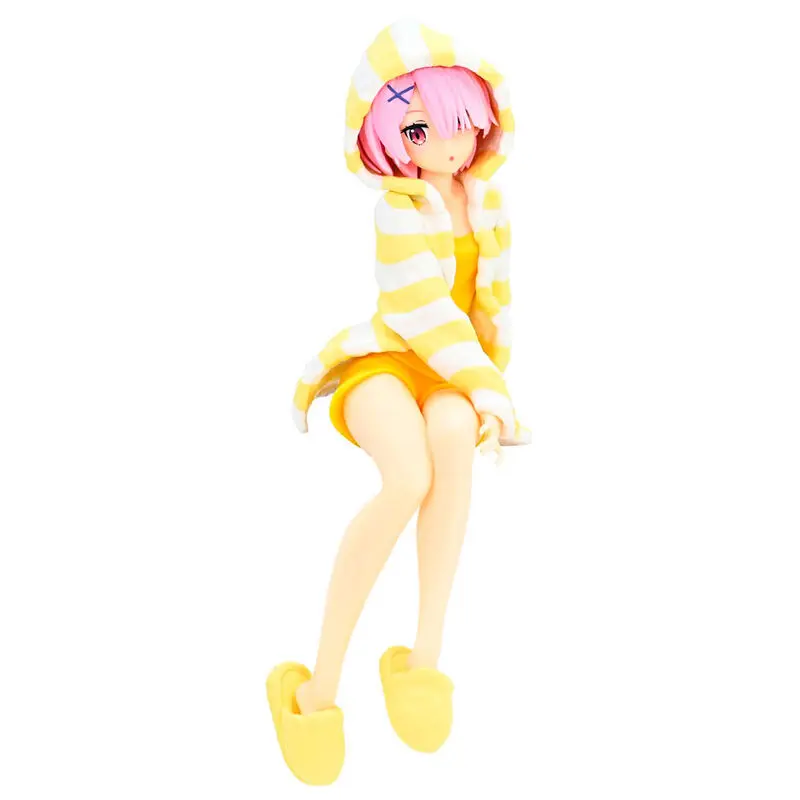 Re:Zero Noodle Stopper PVC Statue Ram Room Wear Yellow Color Ver. 14 cm product photo