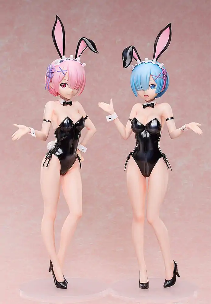 Re:ZERO -Starting Life in Another World- PVC Statue 1/4 Ram: Bare Leg Bunny 2nd Ver. 44 cm product photo