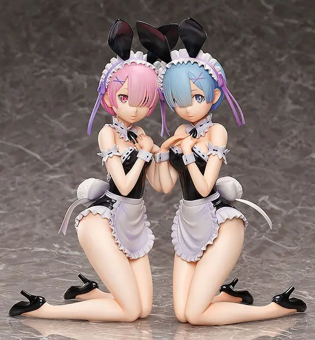 Re:ZERO -Starting Life in Another World- PVC Statue 1/4 Ram Bare Leg Bunny Ver. 30 cm product photo