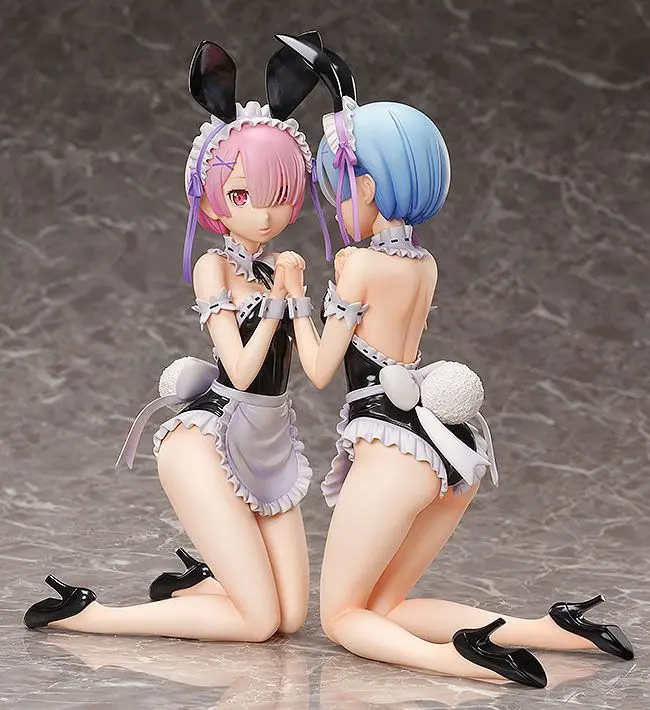 Re:ZERO -Starting Life in Another World- PVC Statue 1/4 Ram Bare Leg Bunny Ver. 30 cm product photo