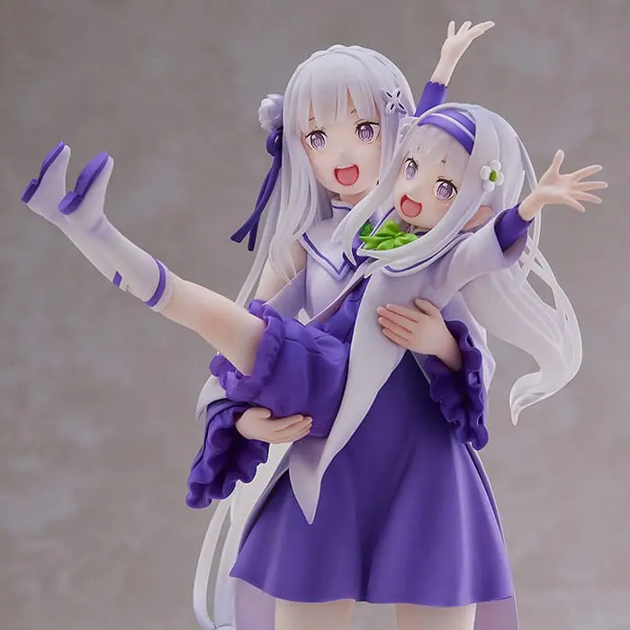 Re:Zero Starting Life in Another World PVC Statue 1/7 Emilia & Childhood Emilia 24 cm termékfotó