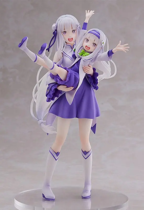 Re:Zero Starting Life in Another World PVC Statue 1/7 Emilia & Childhood Emilia 24 cm termékfotó