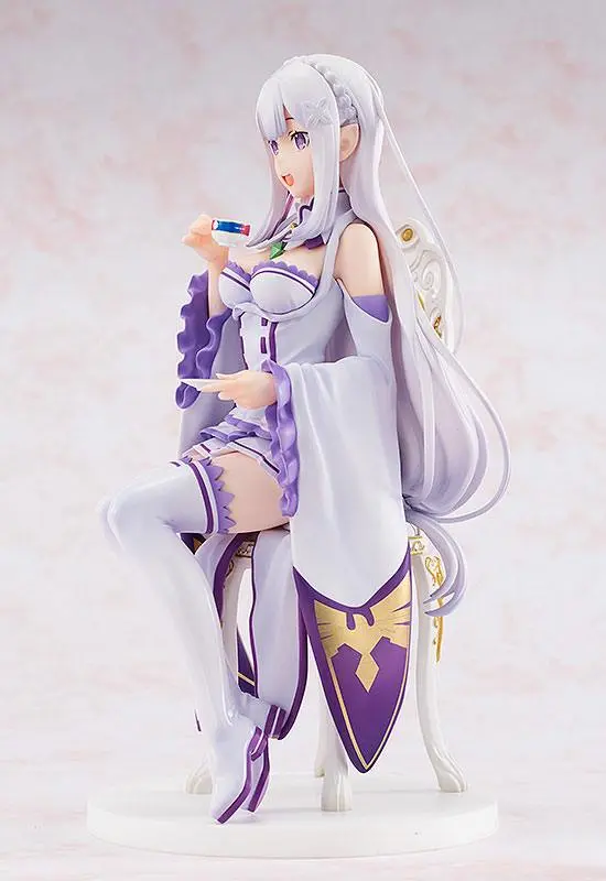 Re:ZERO -Starting Life in Another World- PVC Statue 1/7 Emilia Tea Party Ver. 20 cm product photo