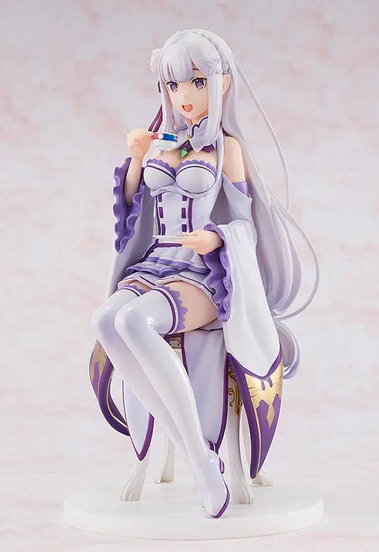 Re:ZERO -Starting Life in Another World- PVC Statue 1/7 Emilia Tea Party Ver. 20 cm product photo