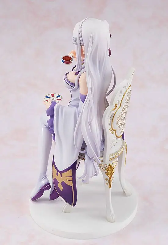 Re:ZERO -Starting Life in Another World- PVC Statue 1/7 Emilia Tea Party Ver. 20 cm product photo