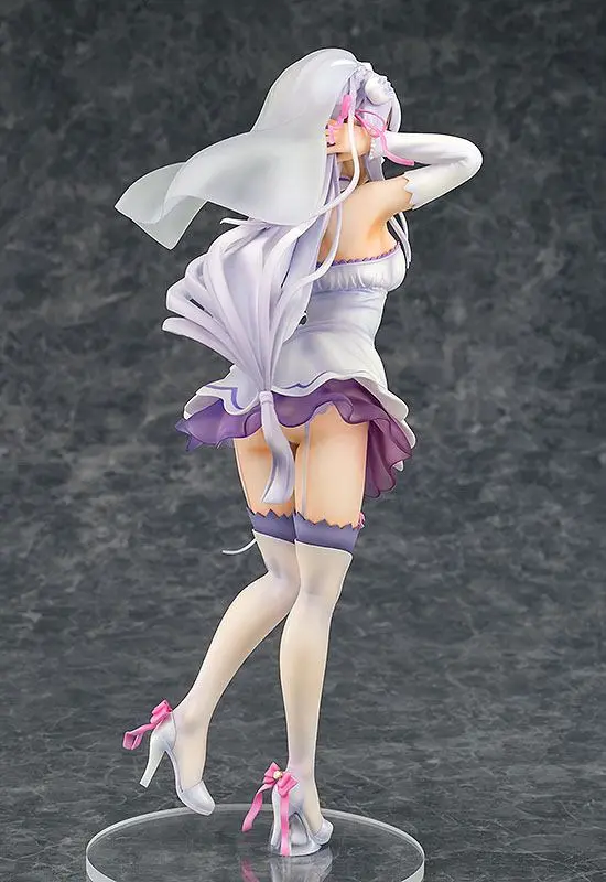 Re:ZERO -Starting Life in Another World- PVC Statue 1/7 Emilia Wedding Ver. 25 cm product photo