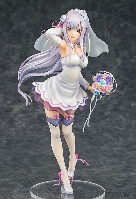 Re:ZERO -Starting Life in Another World- PVC Statue 1/7 Emilia Wedding Ver. 25 cm termékfotó