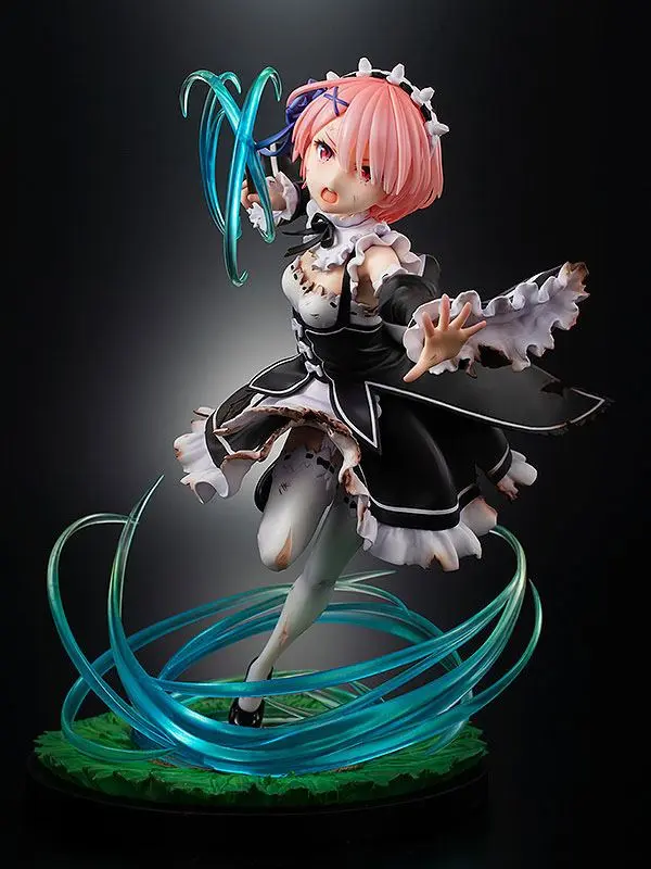 Re:ZERO -Starting Life in Another World- PVC Statue 1/7 Ram Battle with Roswaal Ver. 24 cm product photo