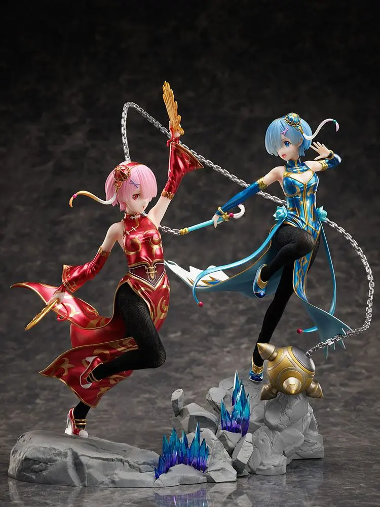 Re:ZERO - Starting Life in Another World PVC Statue 1/7 Ram China Dress Ver. 23 cm product photo