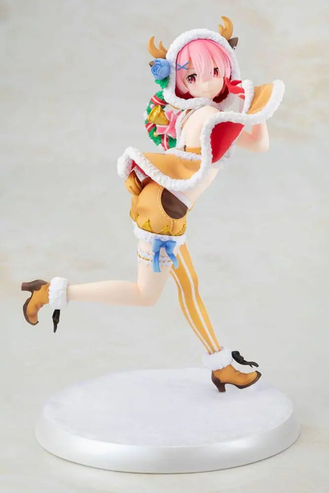 Re:ZERO -Starting Life in Another World- PVC Statue 1/7 Ram Christmas Maid Ver. 23 cm product photo