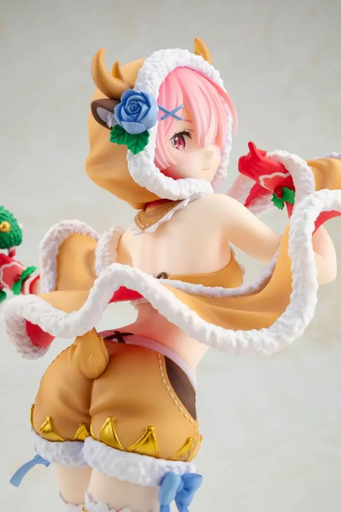 Re:ZERO -Starting Life in Another World- PVC Statue 1/7 Ram Christmas Maid Ver. 23 cm product photo