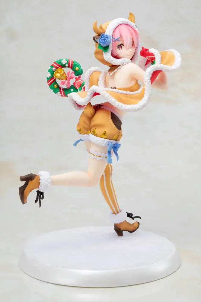 Re:ZERO -Starting Life in Another World- PVC Statue 1/7 Ram Christmas Maid Ver. 23 cm product photo