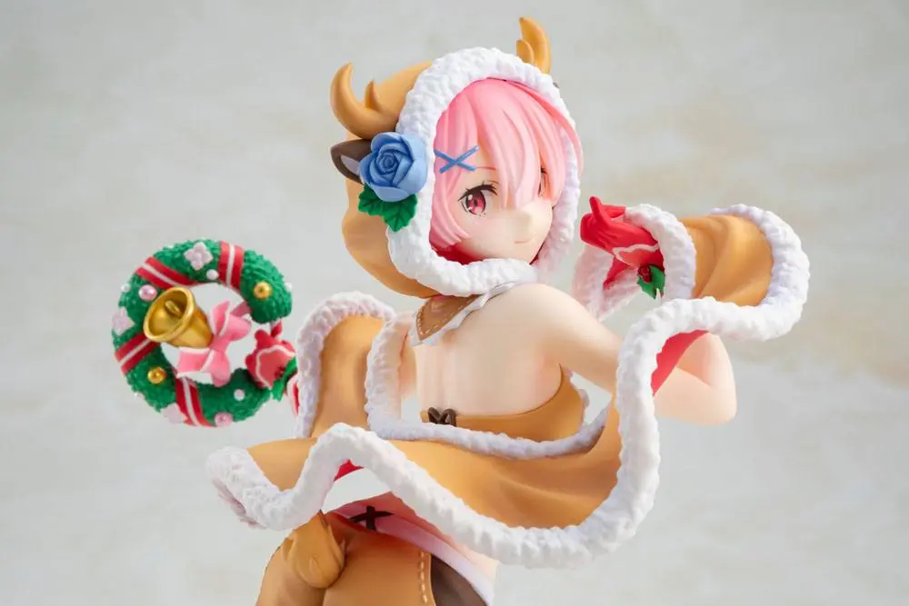 Re:ZERO -Starting Life in Another World- PVC Statue 1/7 Ram Christmas Maid Ver. 23 cm product photo