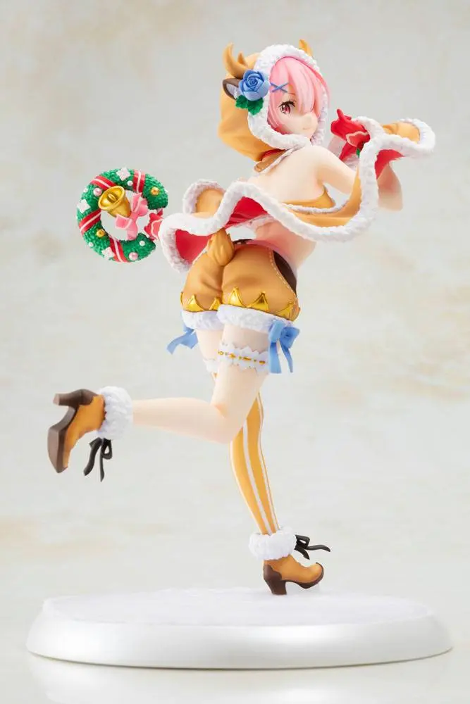 Re:ZERO -Starting Life in Another World- PVC Statue 1/7 Ram Christmas Maid Ver. 23 cm product photo