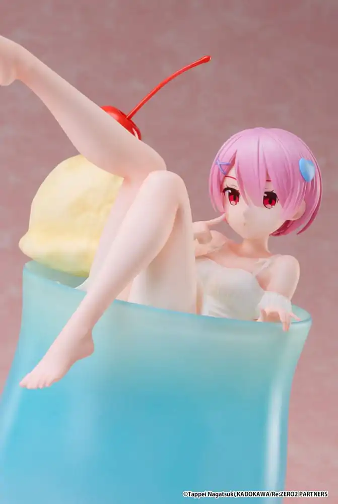 Re:Zero Starting Life in another World PVC Statue 1/7 Ram Cream Soda Ver. 21 cm product photo