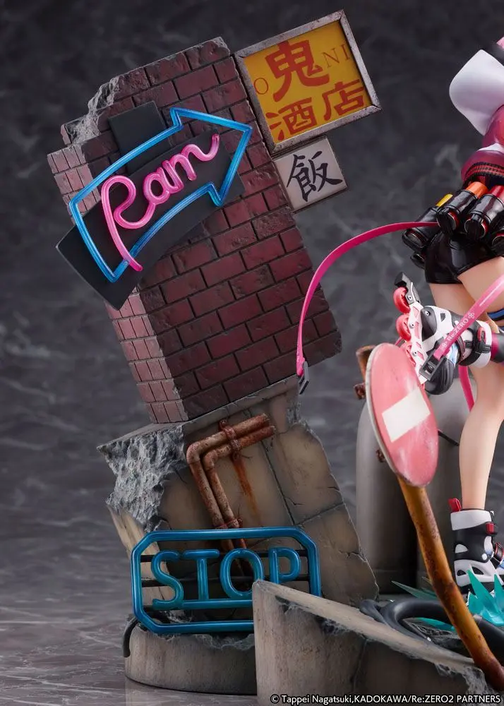 Re: Zero Starting Life in Another World Statue 1/7 Ram Neon City Ver. 27 cm product photo