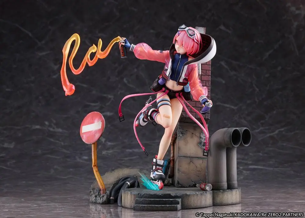 Re: Zero Starting Life in Another World Statue 1/7 Ram Neon City Ver. 27 cm product photo