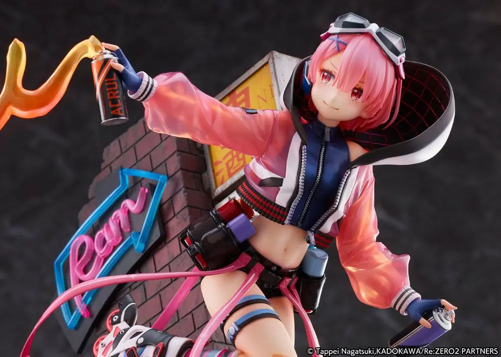 Re: Zero Starting Life in Another World Statue 1/7 Ram Neon City Ver. 27 cm product photo