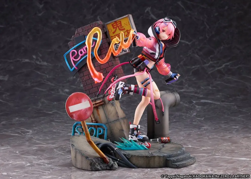 Re: Zero Starting Life in Another World Statue 1/7 Ram Neon City Ver. 27 cm product photo