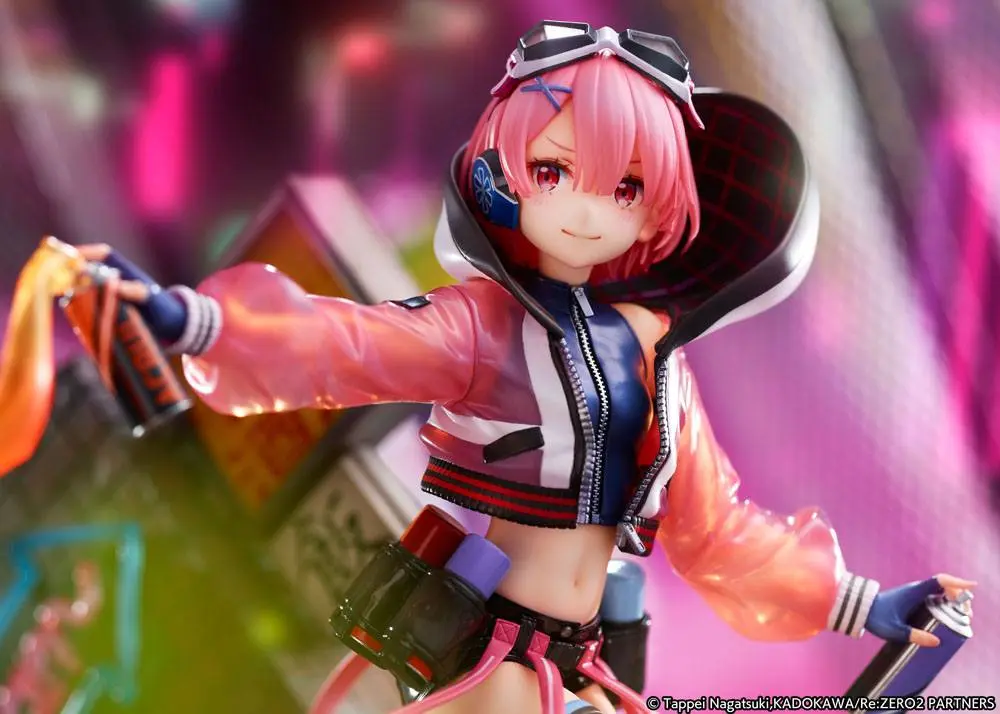 Re: Zero Starting Life in Another World Statue 1/7 Ram Neon City Ver. 27 cm product photo