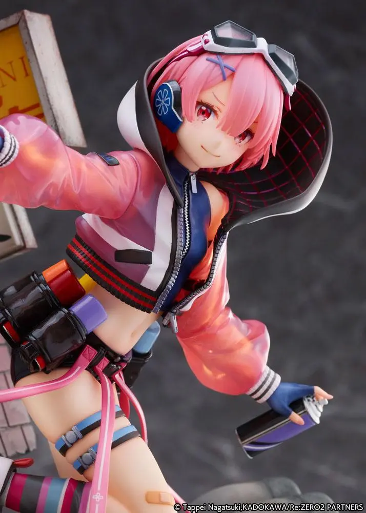 Re: Zero Starting Life in Another World Statue 1/7 Ram Neon City Ver. 27 cm product photo
