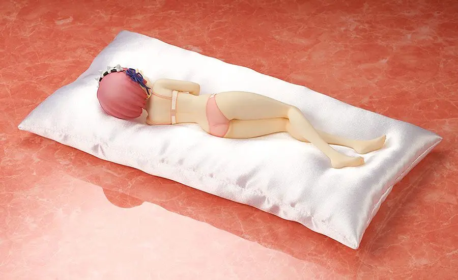 Re:ZERO -Starting Life in Another World- PVC Statue 1/7 Ram Sleep Sharing Pink Lingerie Ver. 23 cm product photo