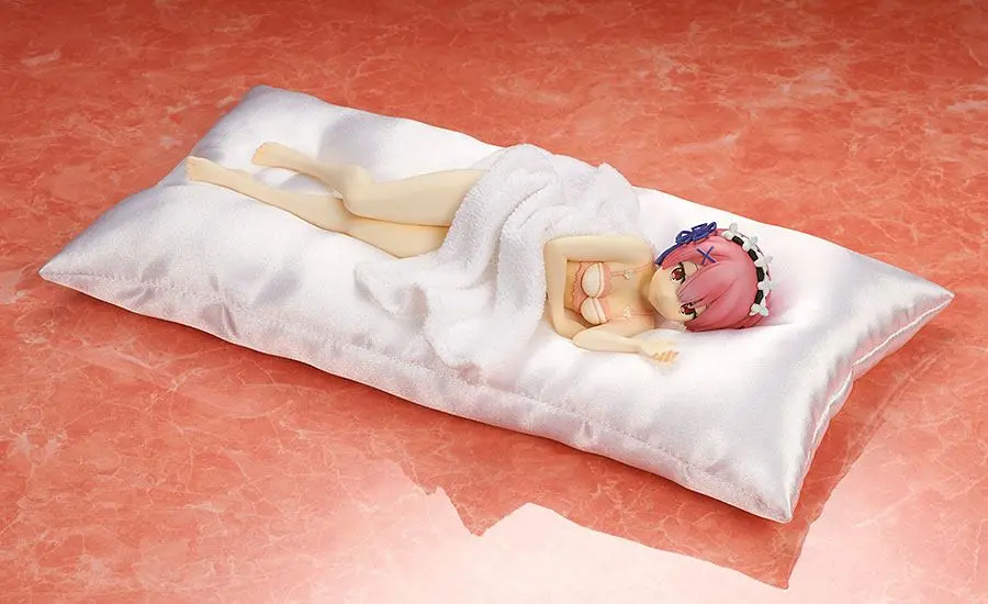 Re:ZERO -Starting Life in Another World- PVC Statue 1/7 Ram Sleep Sharing Pink Lingerie Ver. 23 cm product photo