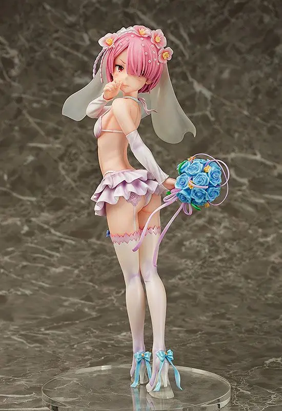 Re:ZERO -Starting Life in Another World- PVC Statue 1/7 Ram Wedding Ver. 22 cm product photo