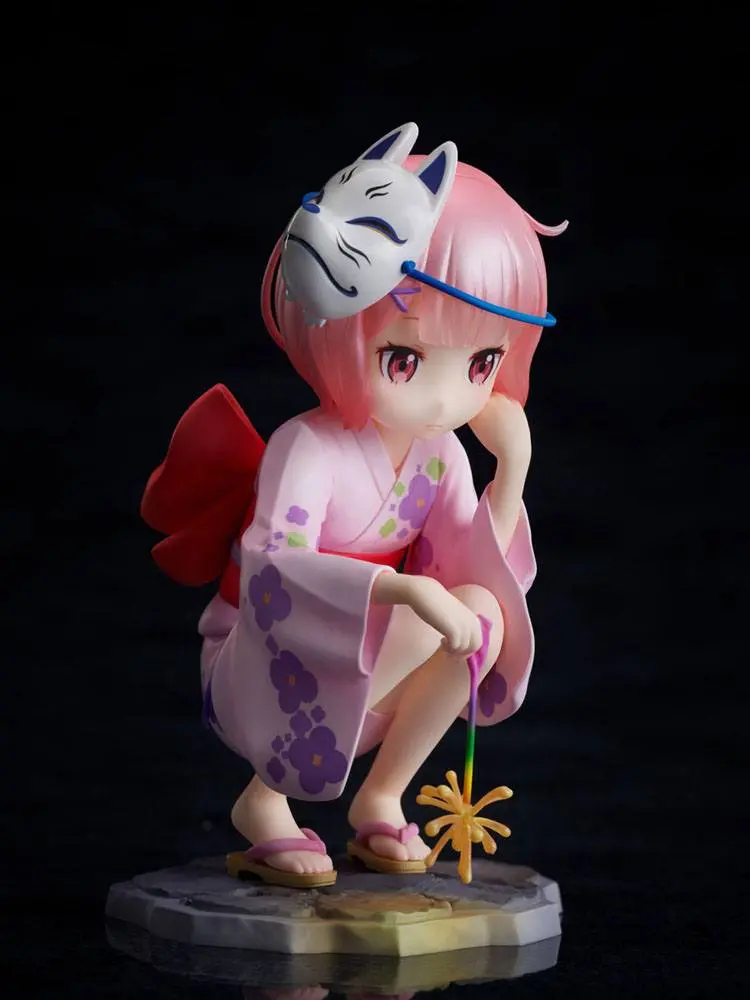 Re:ZERO -Starting Life in Another World- PVC Statues 1/7 Rem &amp; Ram Childhood Summer Memories 11 cm product photo
