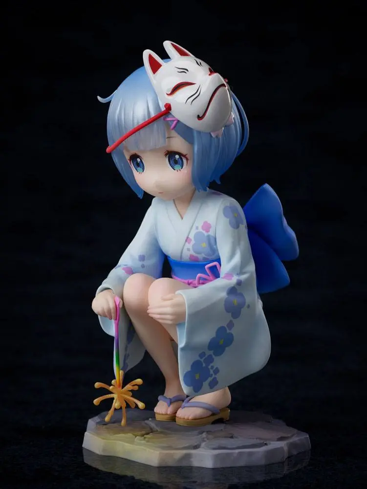 Re:ZERO -Starting Life in Another World- PVC Statues 1/7 Rem &amp; Ram Childhood Summer Memories 11 cm product photo