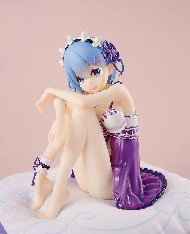 Re:ZERO -Starting Life in Another World- PVC Statue 1/7 Rem Birthday Purple Lingerie Ver. 12 cm product photo