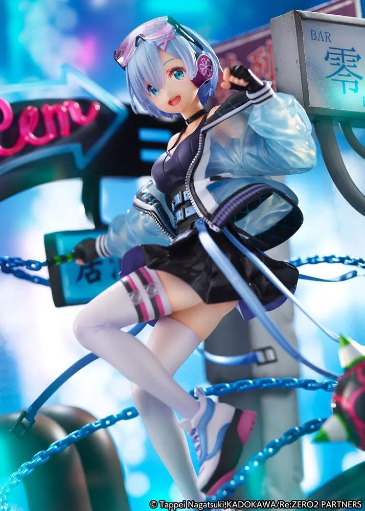 Re: Zero Starting Life in Another World Statue 1/7 Rem Neon City Ver. 27 cm product photo
