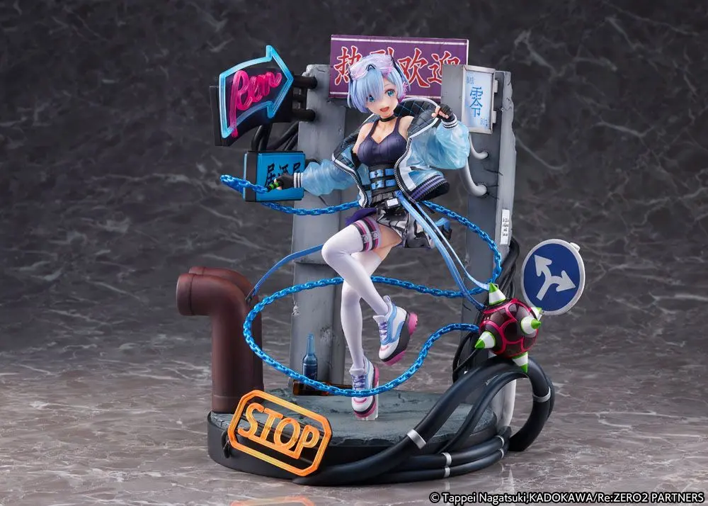 Re: Zero Starting Life in Another World Statue 1/7 Rem Neon City Ver. 27 cm product photo