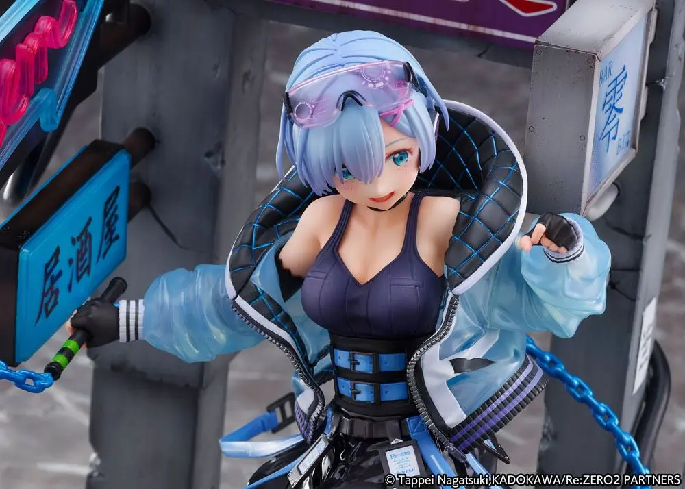 Re: Zero Starting Life in Another World Statue 1/7 Rem Neon City Ver. 27 cm product photo