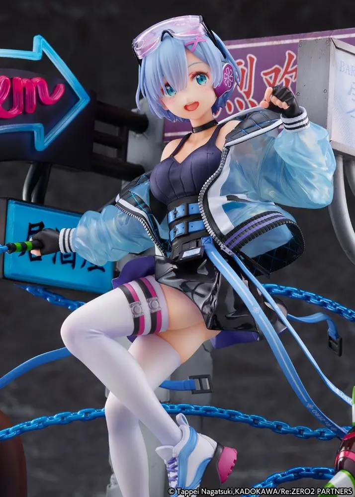 Re: Zero Starting Life in Another World Statue 1/7 Rem Neon City Ver. 27 cm product photo