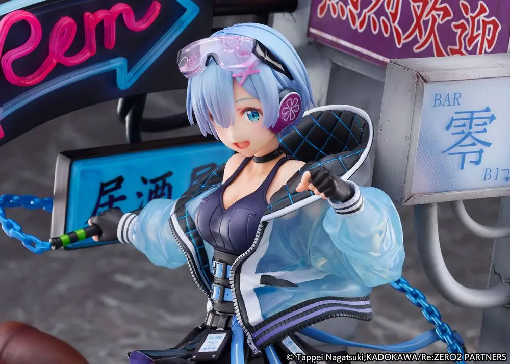 Re: Zero Starting Life in Another World Statue 1/7 Rem Neon City Ver. 27 cm product photo