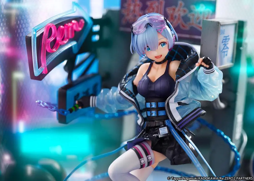 Re: Zero Starting Life in Another World Statue 1/7 Rem Neon City Ver. 27 cm product photo