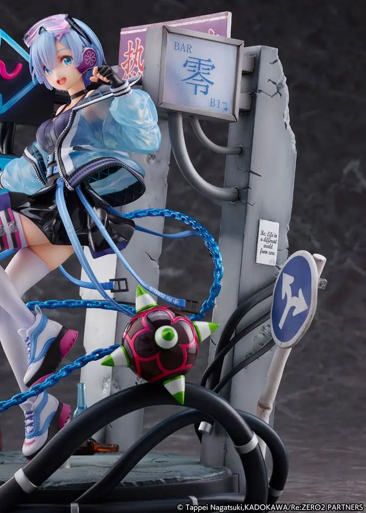 Re: Zero Starting Life in Another World Statue 1/7 Rem Neon City Ver. 27 cm product photo