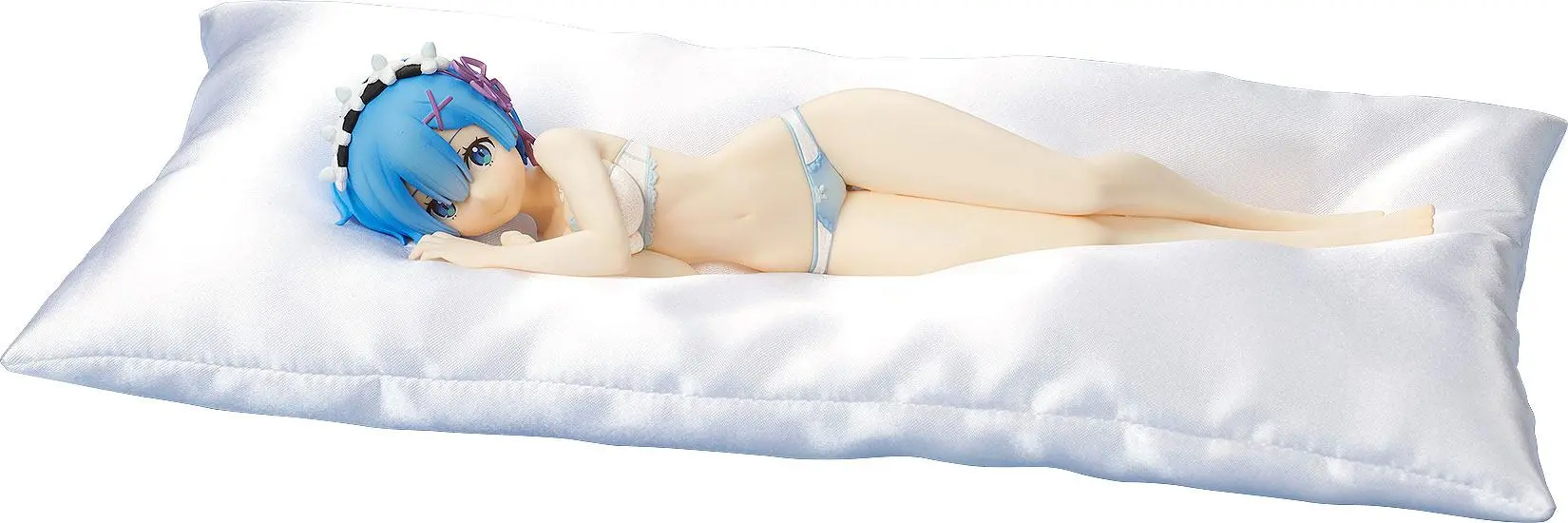 Re:ZERO -Starting Life in Another World- PVC Statue 1/7 Rem Sleep Sharing Blue Lingerie Ver. 23 cm product photo