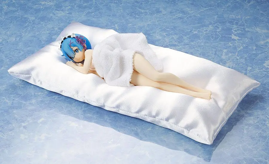 Re:ZERO -Starting Life in Another World- PVC Statue 1/7 Rem Sleep Sharing Blue Lingerie Ver. 23 cm product photo