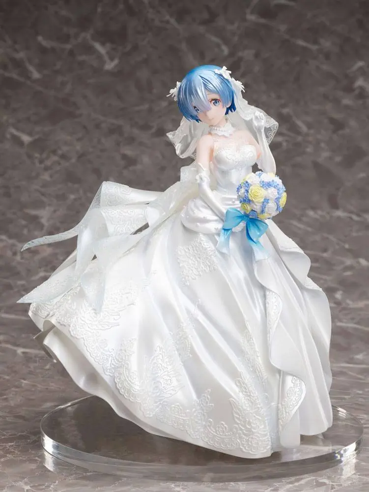 Re:ZERO -Starting Life in Another World- PVC Statue 1/7 Rem Wedding Dress Ver. 23 cm product photo