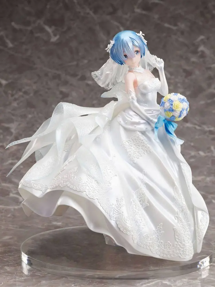 Re:ZERO -Starting Life in Another World- PVC Statue 1/7 Rem Wedding Dress Ver. 23 cm product photo