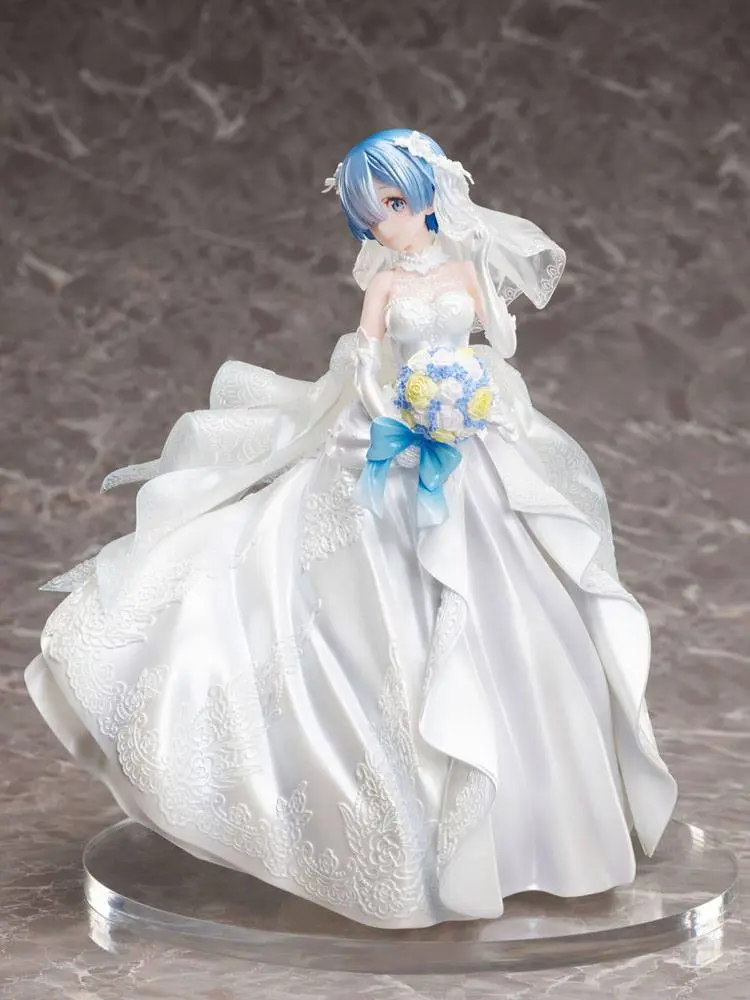 Re:ZERO -Starting Life in Another World- PVC Statue 1/7 Rem Wedding Dress Ver. 23 cm product photo