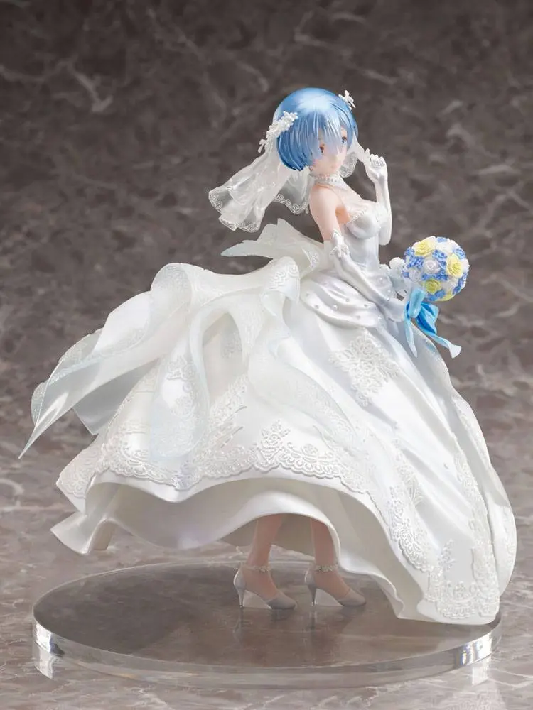 Re:ZERO -Starting Life in Another World- PVC Statue 1/7 Rem Wedding Dress Ver. 23 cm product photo
