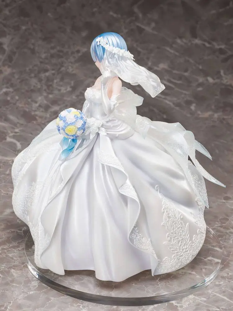 Re:ZERO -Starting Life in Another World- PVC Statue 1/7 Rem Wedding Dress Ver. 23 cm product photo