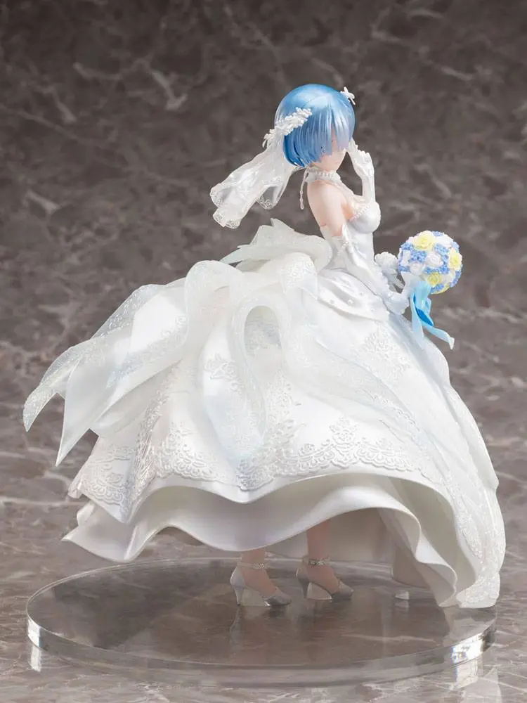 Re:ZERO -Starting Life in Another World- PVC Statue 1/7 Rem Wedding Dress Ver. 23 cm product photo