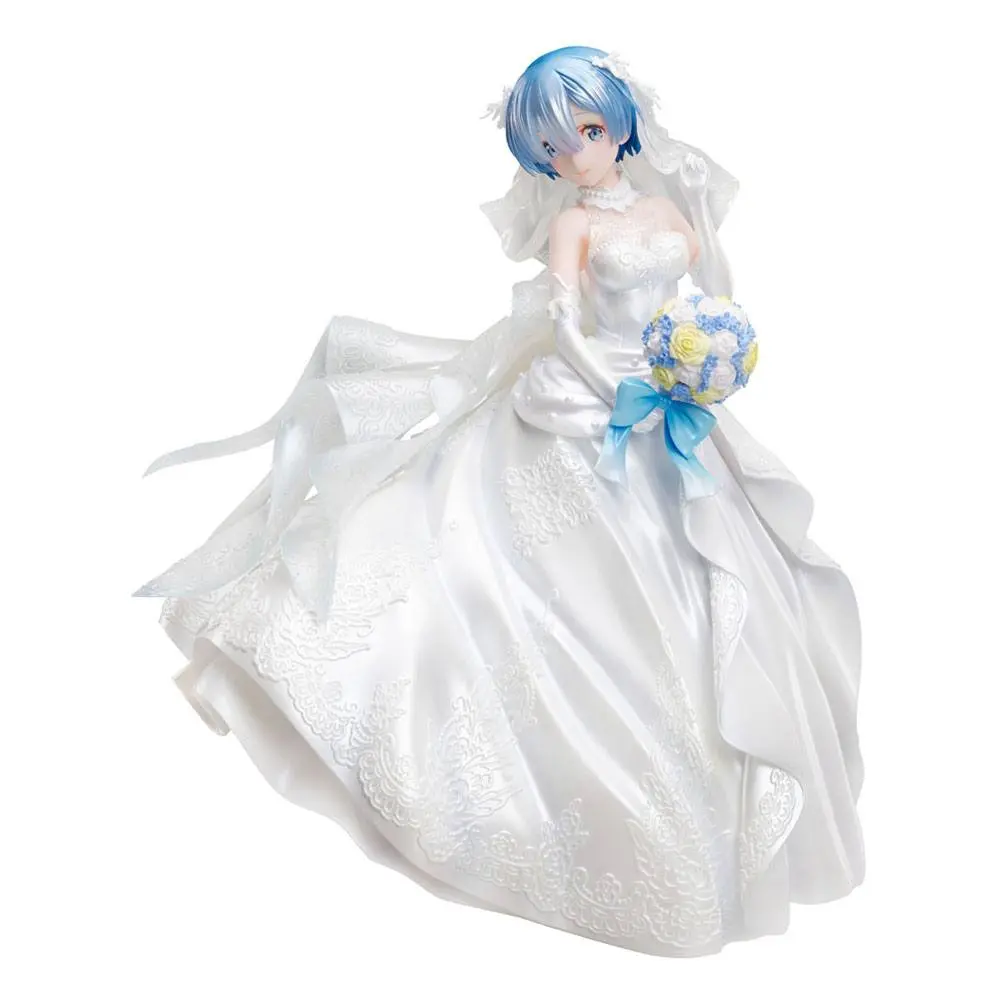 Re:ZERO -Starting Life in Another World- PVC Statue 1/7 Rem Wedding Dress Ver. 23 cm product photo