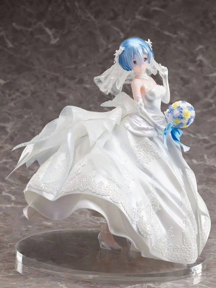Re:ZERO -Starting Life in Another World- PVC Statue 1/7 Rem Wedding Dress Ver. 23 cm product photo