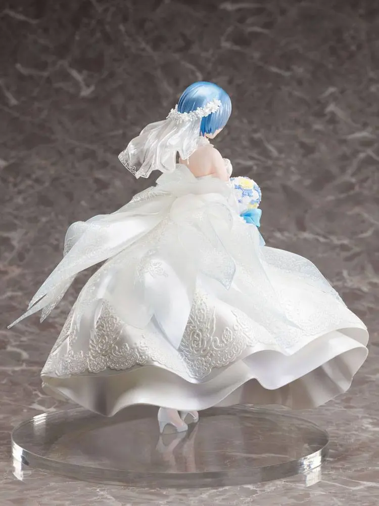 Re:ZERO -Starting Life in Another World- PVC Statue 1/7 Rem Wedding Dress Ver. 23 cm product photo