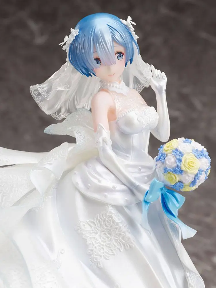 Re:ZERO -Starting Life in Another World- PVC Statue 1/7 Rem Wedding Dress Ver. 23 cm product photo